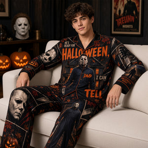 Classic Halloween Slashers Button Up Pajama Set - Personalized Halloween Gifts 03palu040926