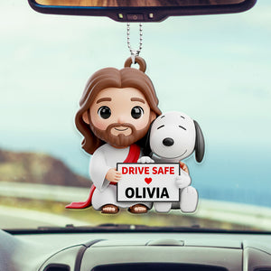 Full of Blessings Car Ornament Personalized Gifts For Heaven 01NADT250725