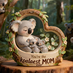 Koala Mom Cute Acrylic Plaque - Personalized Gifts For Mom 03QHLU070226