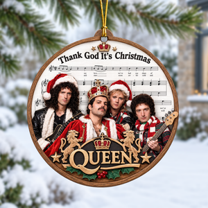 Queen Rock Band Christmas Ornament - Personalized Gifts For Music Lovers 04huqn231026