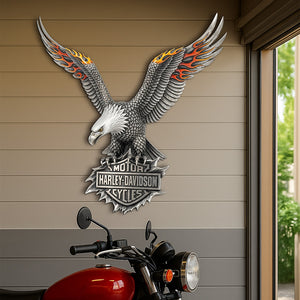 Fierce Motorcycle Metal Sign - Personalized Gifts For Biker 05qhtn040625