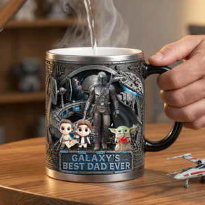 Outer Space Dad Camp Magic Mug - Personalized Gifts For Dad 06QHTN250426