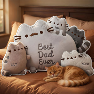 Best Dad Ever Custom Shape Pillow - Personalized Gifts For Dad 03padt160426