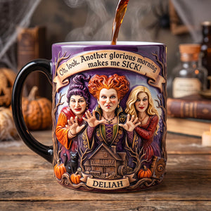 Funny Witchy Morning Magic Mug - Personalized Halloween Gifts 07hudh100926
