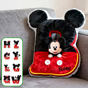 Cute Initial Letter Alphabet Custom Shape Pillow, Personalized Gifts For Kid 02qhmg181125