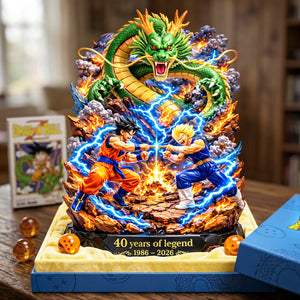 Ultimate Warrior Celebrating 40th Anniversary Acrylic Plaque - Personalized Gifts 01tota200326
