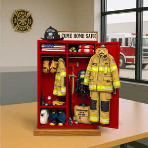 Firefighter’s Gear Locker Acrylic Plaque - Personalized Gifts For Firefighter 04QHTN060625-Homacus