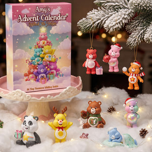 Cute Advent Calendar Custom Acrylic Blind Box, Personalized Gifts For Christmas 04pgta241025