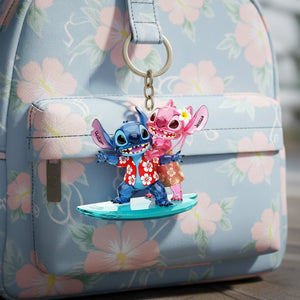 Seaside Adventure Duo Acrylic Keychain - Personalized Gift For Couples 01TOLU011225