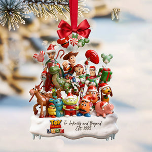 Cute Toy Gang Anniversary Ornament - Christmas Gifts For Movie Fans 02QHLU141025