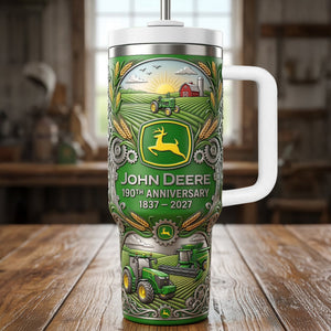 Farm Life Tractor 40oz Tumbler - Personalized Gifts For Farmers 02naqn140326