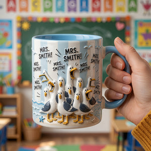 Funny Needy Teacher Life Accent Mug - Personalized Gifts For Teachers 04qhdt220726