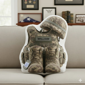 Honoring Heroes Pillow Personalized Gifts for Veterans 09OHLU151125