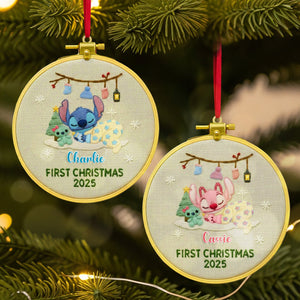 Baby First Christmas Acrylic Ornament - Personalized Gifts For Kids 05tomg171125