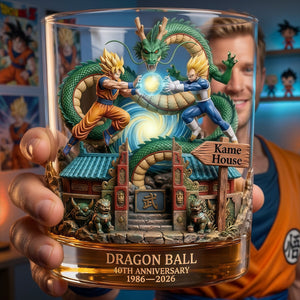40 Years Of Legend Round Glass - Gifts For Anime Lovers 06TYLU200326