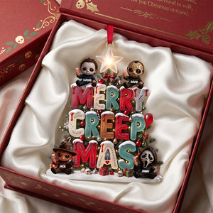 Spooky Kids Merry Creepmass Ornament - Personalized Gift For Christmas Ornament 02PATN150926