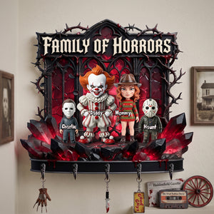 Family Of Horrors Key Hanger - Personalized Gifts 06tylu160726