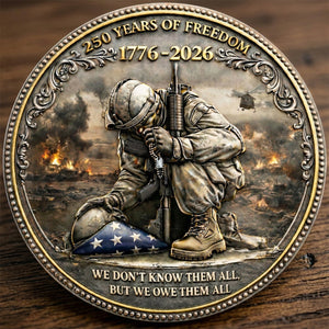 Fallen Heroes Tribute Metal Coin – 250th Anniversary Personalized Gift 05TOTN020326