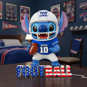 Sport Lover Blue Alien Light Box - Personalized Gifts For Sport Fans Acrylic Light Box 05HULU291125-Homacus