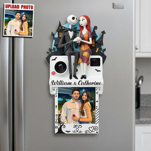 Happy Couple Fridge Magnet Custom Photo Gifts For Couple 04KIDT191125-Homacus