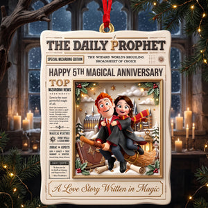 Eternal Affection Anniversary Ornament - Personalized Christmas Gifts For Couple 02TOQN180826