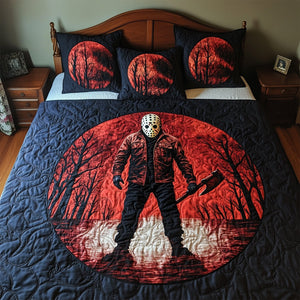 Creepy Villains Quilt Bedding Set Special Line - Halloween Gifts For Horror Movie Fans 02TGLU210825