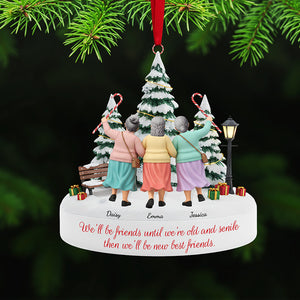 Personalized Gifts For Christmas, Old Friend Acrylic Ornament 02nata181025