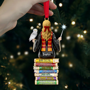 Book Lover Ornament - Personalized Gifts For Book Lovers 01ohlu301025