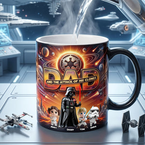 Dad's Mischievous Mini Versions Magic Mug - Personalized Gifts For Dads 05qhtn210526