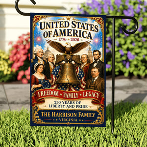 250 Years Of Pride Garden Flag - Personalized Patriotic Gifts 05TYQN270526
