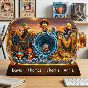 Family Adventure Crew Acrylic Plaque - Personalized Gifts For Mom 05TOLU090426