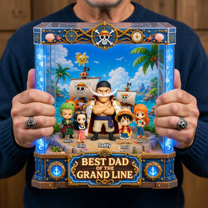 Dad’s Adventure Crew Acrylic Plaque - Personalized Gift For Dads 05TOQN180526