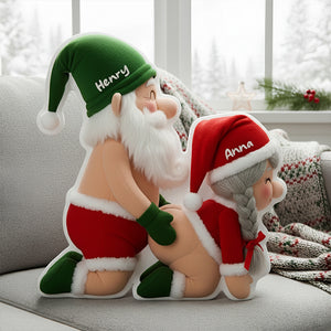 Gnome Old Couple Pillow Personalized Gifts For Couple 01OHDT131125
