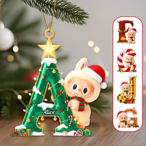 Alphabet Christmas Ornament - Personalized Gifts For Christmas 02NAMG040925