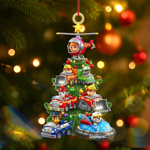 Personalized Gifts For Christmas, Cute Animals Christmas Acrylic Ornament 04kimg080925