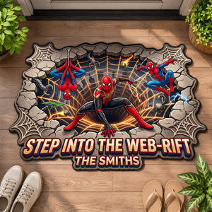 Step Into The Web Rift Doormat - Personalized Gifts For Family 04hadh040826