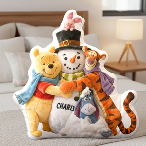 Beloved Snowman Shaped Pillow - Personalized Gifts For Kids & Cuteness Lovers 01QHLU081125