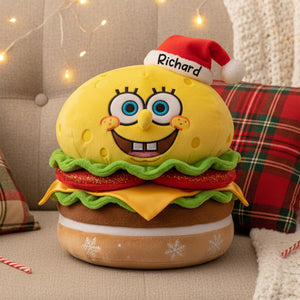 Funny Burger Custom Shape Pillow - Personalized Gifts For Kid 04PAQN101125