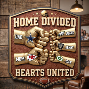 Sport Lover Family Cut Metal Sign - Personalized Gifts For Family Metal Sign 04NATN230626