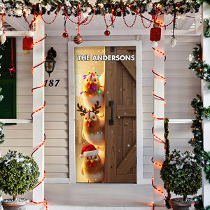 Farm Animals Door Cover - Personalized Gifts For Family 01pgta220825