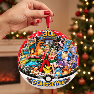 30th Anniversary Adventure Couple Ornament - Personalized Gifts For Couple Christmas Ornament 03OHTN290926