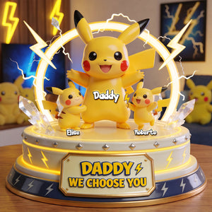 Pocket Monster Dad Acrylic Plaque - Personalized Gift For Dads 02PGDH120526