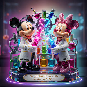 Great Scientist Couple Light Box - Personalized Gift For Couples 01PADT061225