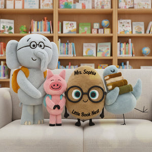 Cute Characters Pillow - Personalized Gifts For Teachers 03namg111125