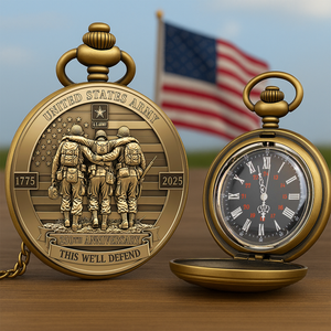 Anniversary Pocket Watch - Gift For Army 04OHPU300625