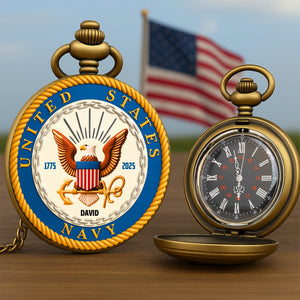 Personalized Gifts For Veteran Pocket Watch 02hutn100725