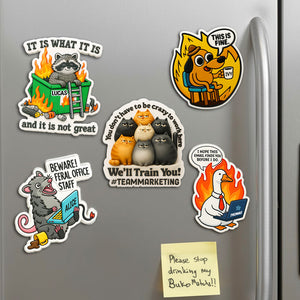 Personalized Gifts For Coworkers Acrylic Fridge Magnet 04hutn171125 - Fridge Magnet - GoDuckee