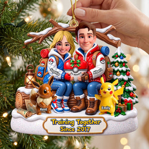 Training Master Couple Ornament - Personalized Gifts For Family 06QHQN290826