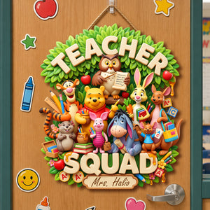 Teacher Squad Acrylic Sign - Personalized Gifts For Teacher 05padh270726