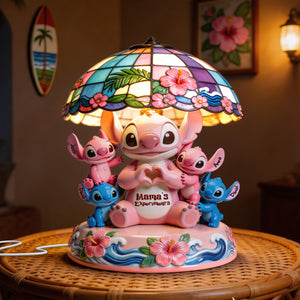 Mom With Kids Light Box – Personalized Gifts For Mom 05nalu110326